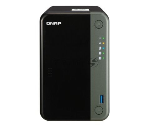 Сетевое хранилище без дисков SMB QNAP TS-253D-4G Сетевой RAID-накопитель, 2 отсека 3,5