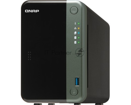 Сетевое хранилище без дисков SMB QNAP TS-253D-4G Сетевой RAID-накопитель, 2 отсека 3,5