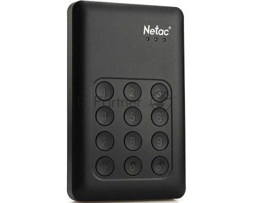 Внешний жесткий диск Netac Secure K390 NT05K390K-001T-30BK, 1Tb 2.5