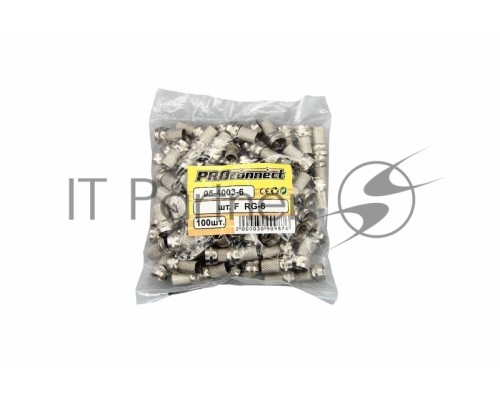 РАЗЪЕМ F-разъем RG-6 | 05-4003-6 | PROconnect РАЗЪЕМ F-разъем RG-6 | 05-4003-6 | PROconnect