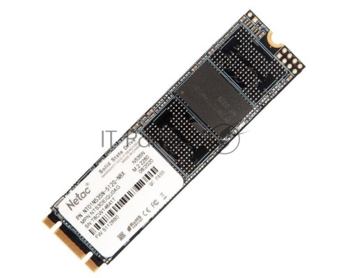 Накопитель SSD Netac 512Gb M.2 N535N Series <NT01N535N-512G-N8X> Retail (SATA3, up to 540/490MBs, 3D TLC, 22х80mm)
