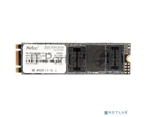 Накопитель SSD Netac 512Gb M.2 N535N Series <NT01N535N-512G-N8X> Retail (SATA3, up to 540/490MBs, 3D TLC, 22х80mm)
