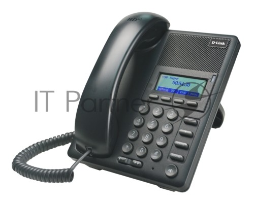 IP-телефон D-Link DPH-120SE/F1C, VoIP Phone with PoE support, 1 10/100Base-TX WAN port and 1 10/100Base-TX LAN port.Call Control Protocol SIP, Russian menu, 2 independent SIP line with backup proxy server, P2P