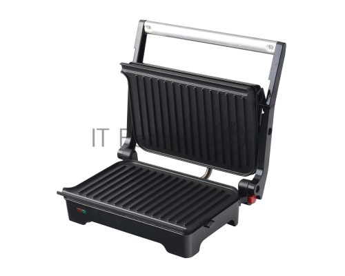 Электрический пресс-гриль Endever Grillmaster 119, черный/металлик
