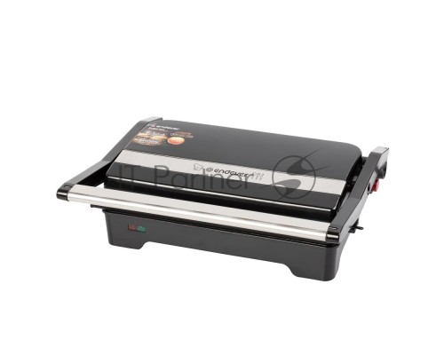 Электрический пресс-гриль Endever Grillmaster 119, черный/металлик
