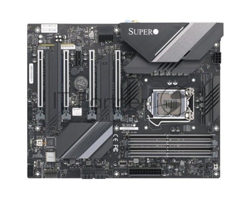 Материнская плата SuperMicro MBD-C9Z490-PG LGA-1200, Intel Z490, 4xDDR4, 1x1GbE LAN, 1xRJ45 10GBase-T, 4xSATA3 (6Gbps) 4xUSB 2.0 + 8xUSB 3.2, 1xDP, 1xHDMI, 1xCOM, 4xPCI-E 3.0 x16, 1xPCI-E 3.0 x1, ATX, Ret. Материнская плата SuperMicro MBD-C9Z490-PG LGA-1200, Intel Z490, 4xDDR4, 1x1GbE LAN, 1xRJ45 10GBase-T, 4xSATA3 (6Gbps) 4xUSB 2.0 + 8xUSB 3.2, 1xDP, 1xHDMI, 1xCOM, 4xPCI-E 3.0 x16, 1xPCI-E 3.0 x1, ATX, Ret.