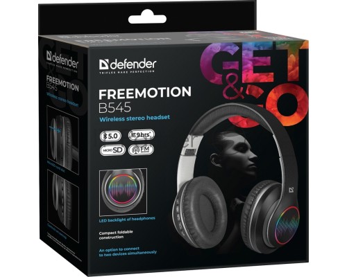 Гарнитура FREEMOTION B545 BLACK 63545 DEFENDER
