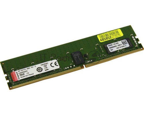 Оперативная память Kingston Server Premier DDR4  8GB RDIMM (PC4-21300) 2666MHz ECC Registered 1Rx8, 1.2V (Hynix D IDT)