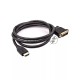 Кабель HDMI-DVI 1.5M CG484G-1.5M VCOM