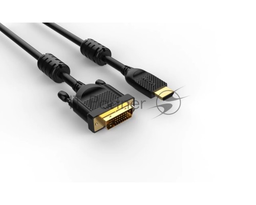 Кабель HDMI AM/DVI(24+1)M, 1.8м, CU, 1080P@60Hz, 2F, VCOM <CG484GD-1.8M>