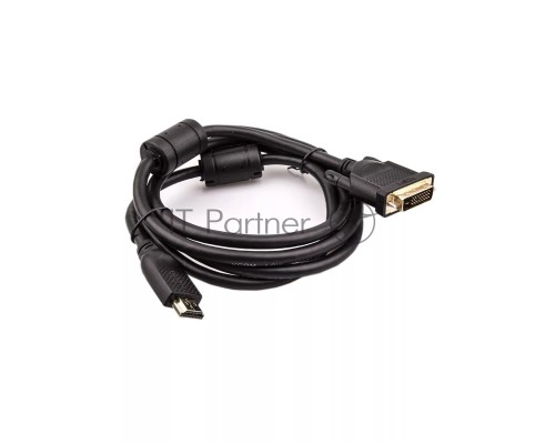 Кабель HDMI AM/DVI(24+1)M, 1.8м, CU, 1080P@60Hz, 2F, VCOM <CG484GD-1.8M>