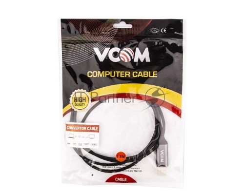 Кабель USB3.1 CM-DP 1.8M CU422MC-1.8M VCOM
