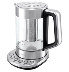 Чайник электрический Kitfort КТ-622 1.7л. 2200Вт серебристый (корпус: стекло)