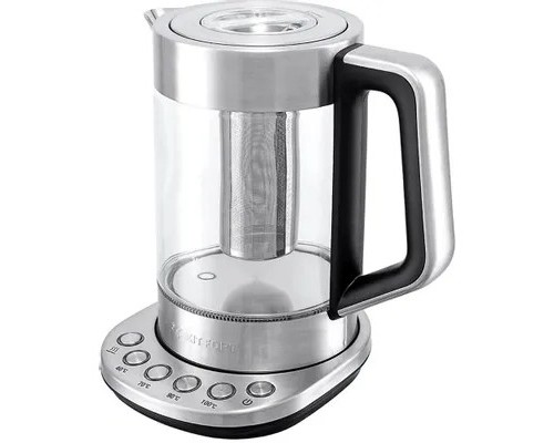 [Пылесос] Чайник электрический Kitfort КТ-622 1.7л. 2200Вт серебристый (корпус: стекло)