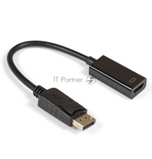 Кабель-переходник Exegate EX284921RUS  DisplayPort-HDMI ExeGate EX-DPM-HDMIF-0.15 (20M/19F, 0,15м)