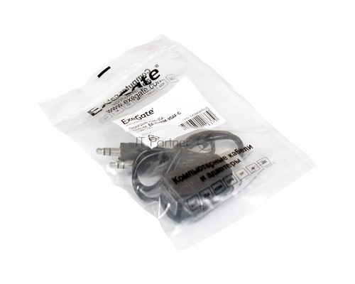 Переходник  Exegate EX284927RUS HDMI-VGA ExeGate EX-HDMIM-VGAF-C (19M/15F)