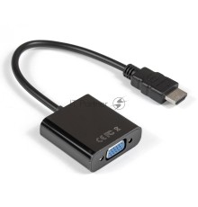 Кабель-переходник  Exegate EX284926RUS HDMI-VGA ExeGate EX-HDMIM-VGAF-0.15 (19M/15F, 0,15м)
