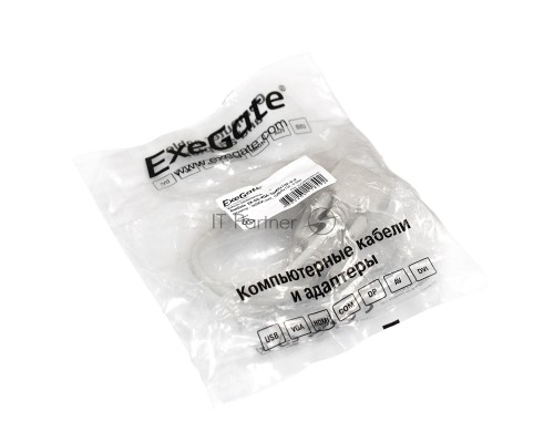 Кабель-разветвитель  Exegate EX284939RUS ExeGate EX-CC-VGA-15M2x15F-0.3 (монитор - 2xSVGA card, 15M/2x15F, 0,3м)