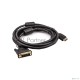 Кабель HDMI AM/DVI(24+1)M, 3м, CU, 1080P@60Hz, 2F, VCOM <CG484GD-3M>