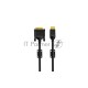 Кабель HDMI AM/DVI(24+1)M, 5м, CU, 1080P@60Hz, 2F, VCOM <CG484GD-5M>