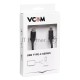 Кабель VCOM CU400-1M USB 3.1 Type C  5Гб/с ,3А, Power Deliwery. длина 1M, VCOM  <CU400-1M>