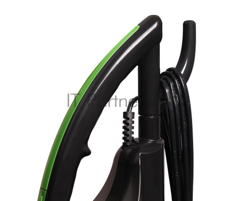 Пылесос вертикальный циклонного типа Endever SkyClean VC-292 черный/зеленый, питание от сети, 120 Вт, уборка сухая, пылесборник 1.5 л
