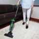Пылесос вертикальный циклонного типа Endever SkyClean VC-292 черный/зеленый, питание от сети, 120 Вт, уборка сухая, пылесборник 1.5 л
