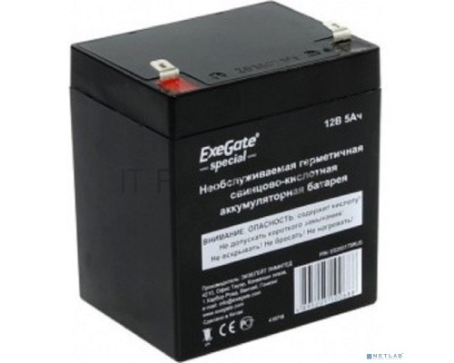 Батарея ExeGate DT 1205 (12V 5Ah, клеммы F1)