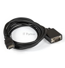 Кабель-переходник HDMI-VGA ExeGate EX-CC-HDMIM-VGAM-1.8 (19M/15M, 1,8м)