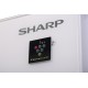 Холодильник Sharp SJGX98PWH белое стекло четырехкамерный 394/211л морозилка снизу