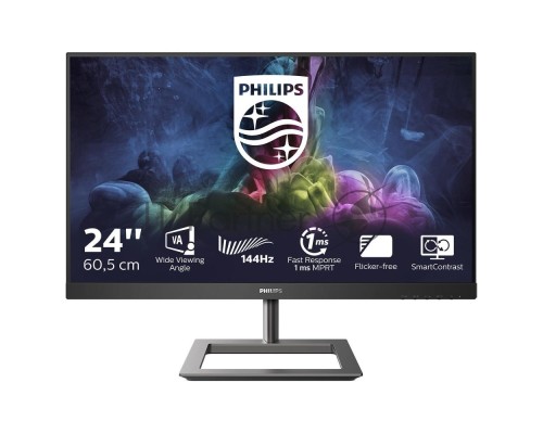 Монитор 23.8'' Philips 242E1GAJ VA 1920x1080 144Hz 1ms 178/178 350cd 4000:1 8bit HDMI DisplayPort AdaptiveSync 2x3W VESA
