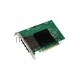 Сетевая карта Intel E810-XXVDA4, 4xSFP28 ports, 25GbE, PCI-E x16 gen3/gen4, iWARP/RoCEv2, IEEE 1588 PTP, ADQ, iSCSI, NFS, VMDq. PCI-SIG* SR-IOV Capable