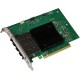 Сетевая карта Intel E810-XXVDA4, 4xSFP28 ports, 25GbE, PCI-E x16 gen3/gen4, iWARP/RoCEv2, IEEE 1588 PTP, ADQ, iSCSI, NFS, VMDq. PCI-SIG* SR-IOV Capable