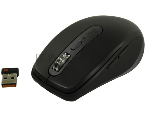 Мышь беспроводная Logitech MX Anywhere 3 графитовый, 4000 dpi, радиоканал, Bluetooth, USB, кнопки - 6