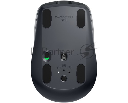 Мышь беспроводная Logitech MX Anywhere 3 графитовый, 4000 dpi, радиоканал, Bluetooth, USB, кнопки - 6
