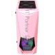 Компьютерный корпус 1STPLAYER DK-3 PINK / ATX, tempered glass / 3x 120mm LED fans inc. / DK-3-PK-3G6