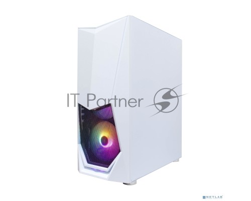 Компьютерный корпус 1STPLAYER DK-3 WHITE / ATX, tempered glass / 3x 120mm LED fans inc. / DK-3-WH-3G6