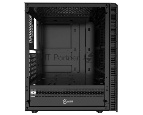 Компьютерный корпус Powercase Mistral Z4С Mesh LED, Tempered Glass, 4x 120mm 5-color fan, чёрный, ATX  (CMIZ4C-L4)