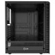 Компьютерный корпус Powercase Mistral Z4С Mesh LED, Tempered Glass, 4x 120mm 5-color fan, чёрный, ATX  (CMIZ4C-L4)