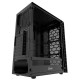 Компьютерный корпус Powercase Mistral Z4С Mesh LED, Tempered Glass, 4x 120mm 5-color fan, чёрный, ATX  (CMIZ4C-L4)