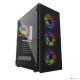 Компьютерный корпус Powercase Mistral Z4С Mesh LED, Tempered Glass, 4x 120mm 5-color fan, чёрный, ATX  (CMIZ4C-L4)