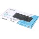 Клавиатура A4 Fstyler FK11 серый USB slim