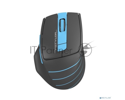 Мышь беспроводная A4Tech Fstyler FG30S серый/синий, 2000 dpi, радиоканал, USB, кнопки - 5