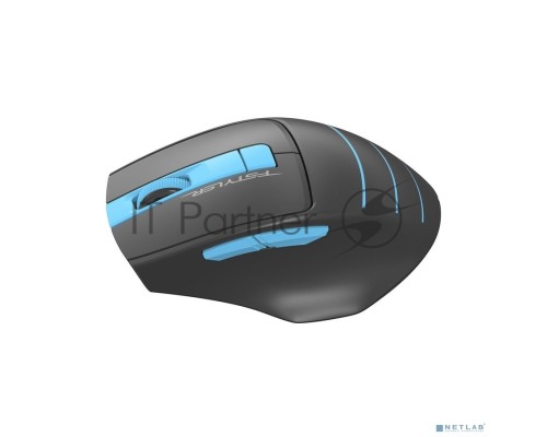 Мышь беспроводная A4Tech Fstyler FG30S серый/синий, 2000 dpi, радиоканал, USB, кнопки - 5