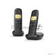 Р/Телефон Dect Gigaset A270 DUO RUS черный (труб. в компл.:2шт) АОН