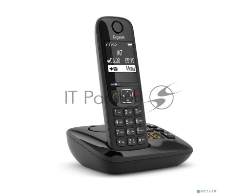 Р/Телефон Dect Gigaset AS690A RUS черный автооветчик АОН