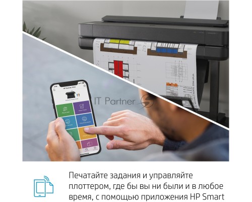 Плоттер струйный HP Designjet T630 (5HB11A), A0, 36 Плоттер струйный HP Designjet T630 (5HB11A), A0, 36