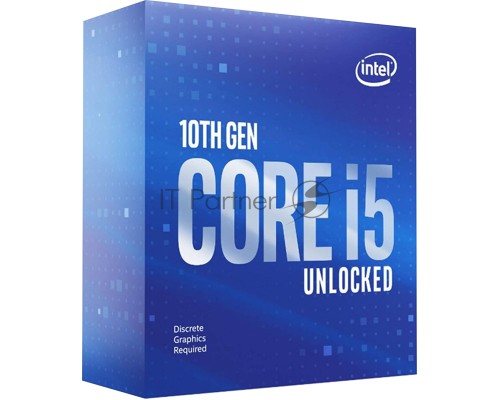 Процессор Intel Original Core i5 10600KF Soc-1200 (BX8070110600KF S RH6S) (4.1GHz) Box w/o cooler