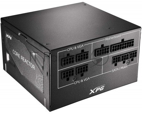 Блок питания XPG COREREACTOR650G-BLACKCOLOR (модульный 650 Вт, PCIe-4шт, ATX v2.31, Active PFC, 120mm Fan, 80 Plus Gold)
