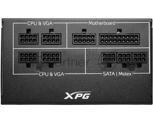 Блок питания XPG COREREACTOR650G-BLACKCOLOR (модульный 650 Вт, PCIe-4шт, ATX v2.31, Active PFC, 120mm Fan, 80 Plus Gold)